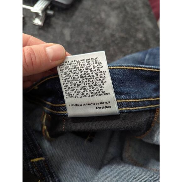 Citizens of Humanity Low Rise Flair Jeans women's size 29 dark wash Ingrid 002‎ - Picture 10 of 10